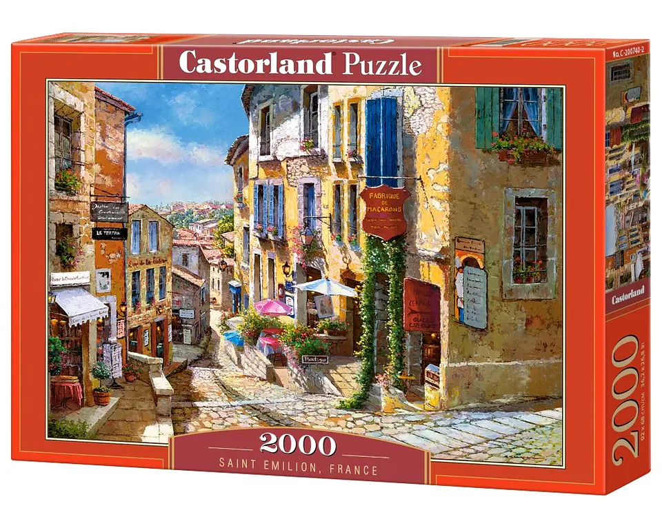 Puzzle 2000 Piezas | Saint Emilion, Francia 1