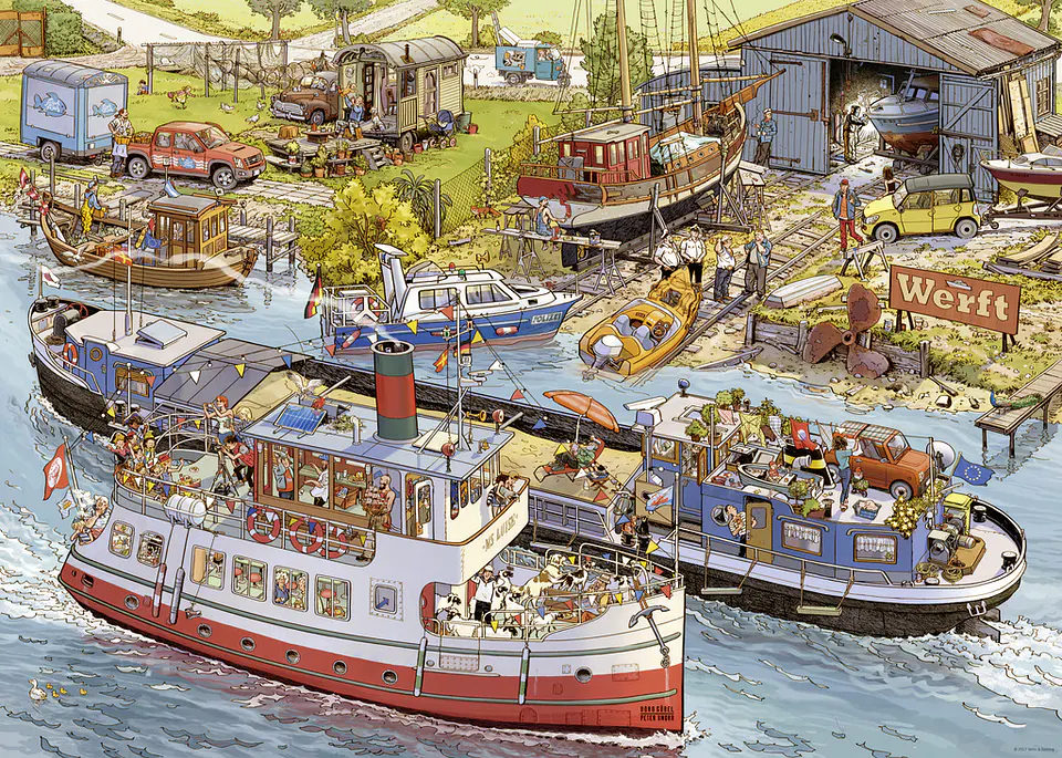 Puzzle 1000 Piezas | Boatyard 2