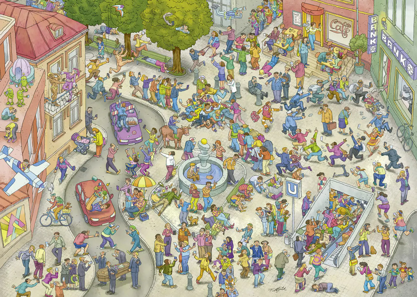 Puzzle 1000 Piezas | Mobile Zombies 2