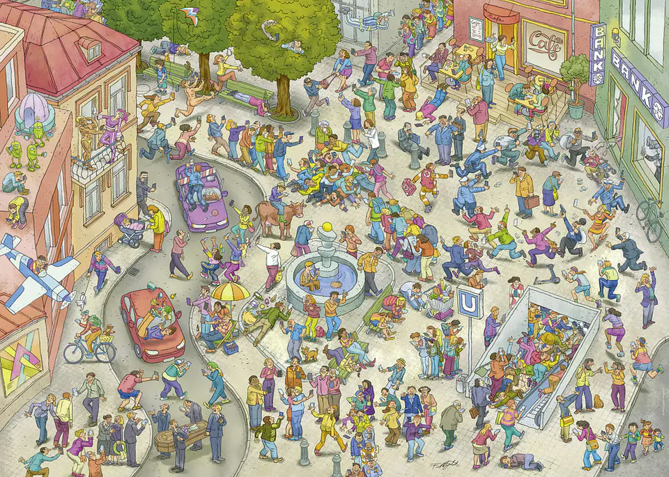 Puzzle 1000 Piezas | Mobile Zombies 2
