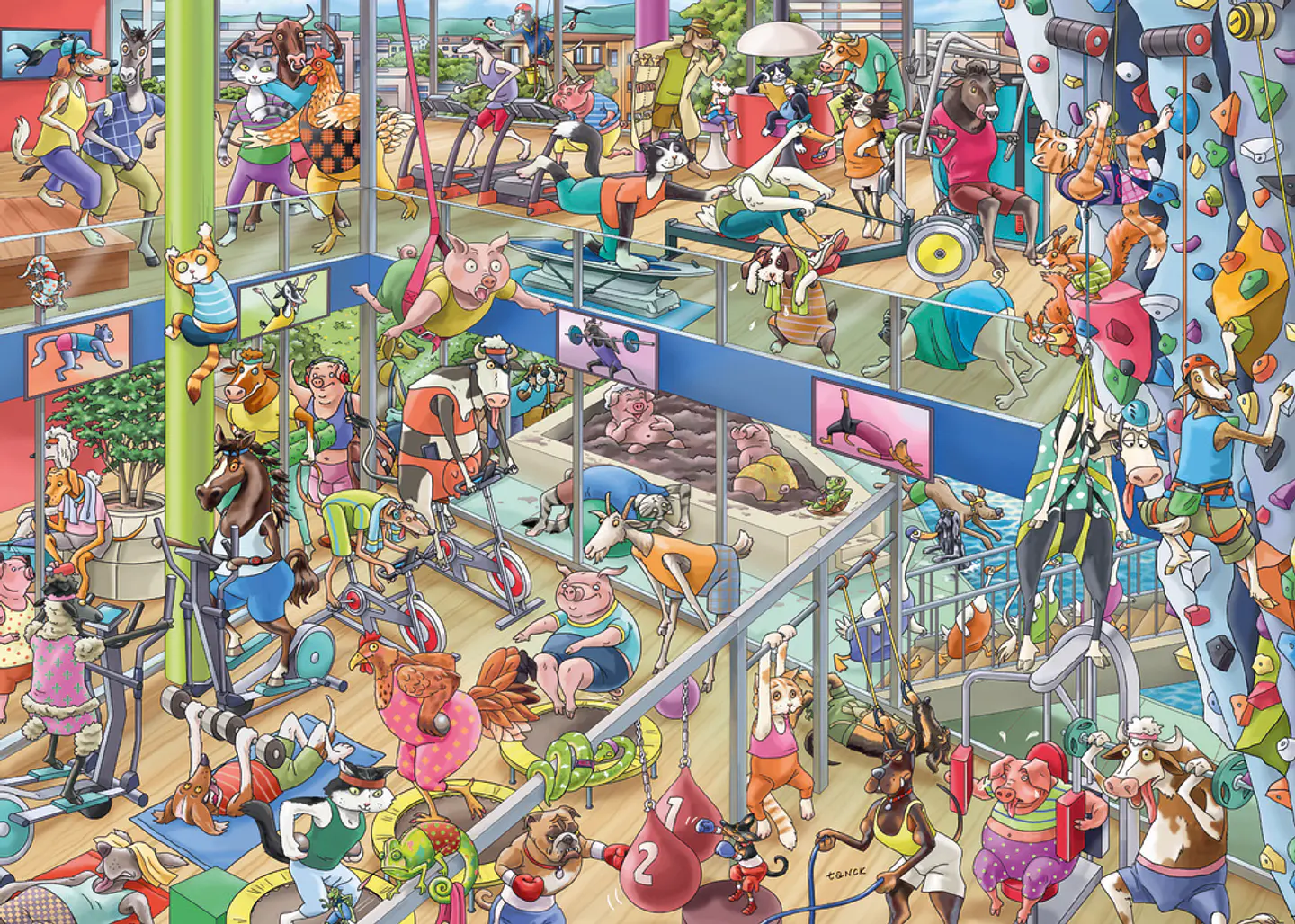 Puzzle 1000 Piezas | Pet Gym 2