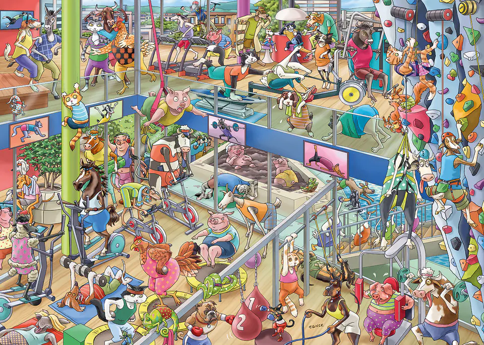 Puzzle 1000 Piezas | Pet Gym 2