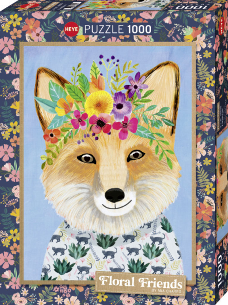 Puzzle ilustrado – Aves y flores de Chile (1000 piezas)