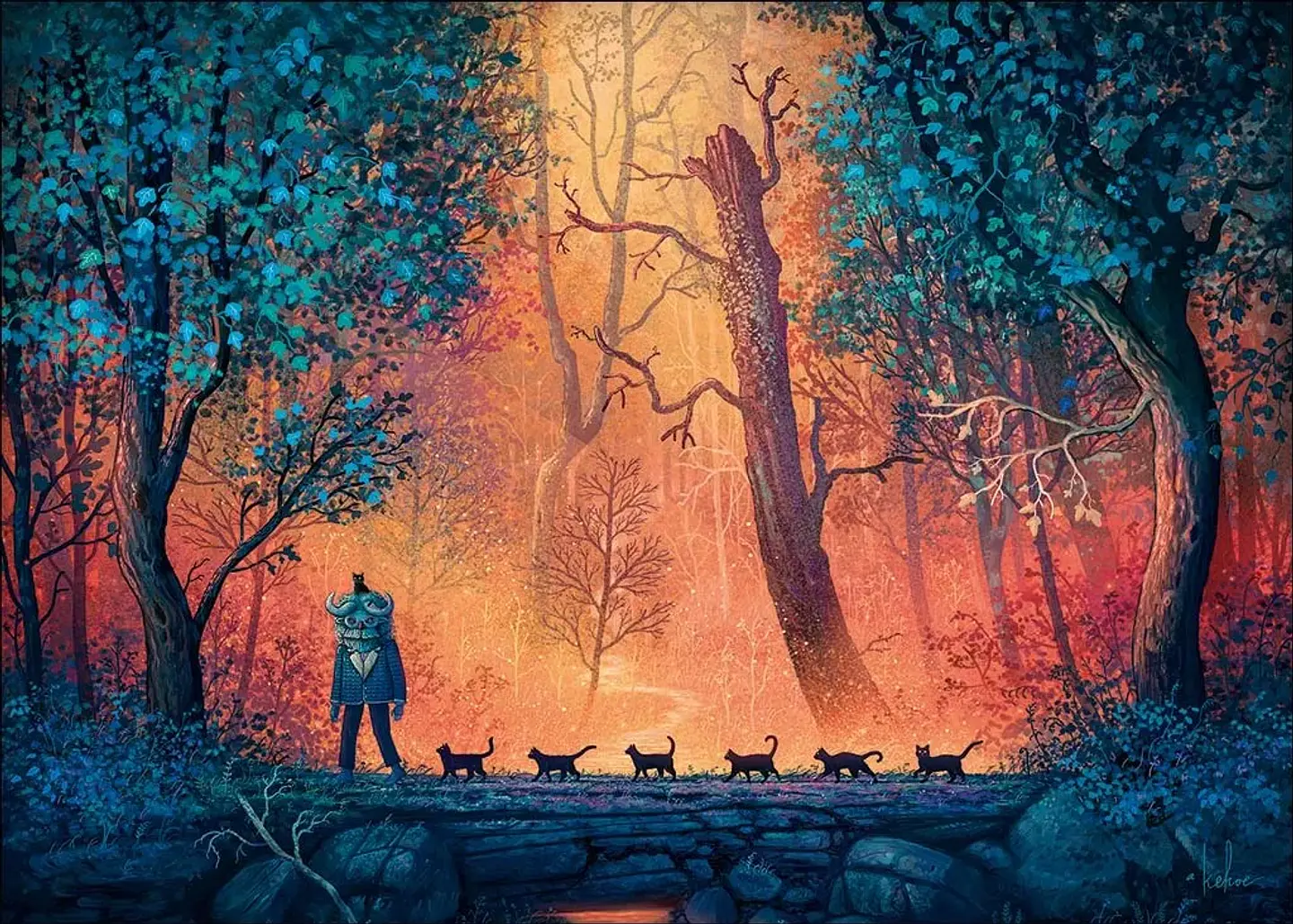 Puzzle 1000 Piezas | Woodland March 2