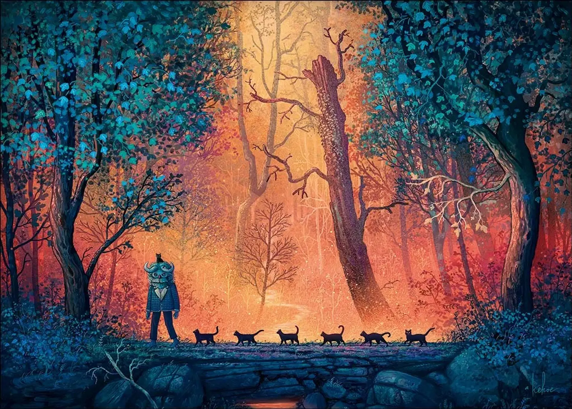Puzzle 1000 Piezas | Woodland March 2