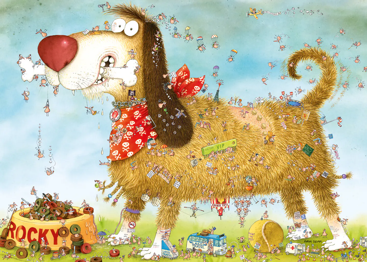 Puzzle 1000 Piezas | At the Dog 1