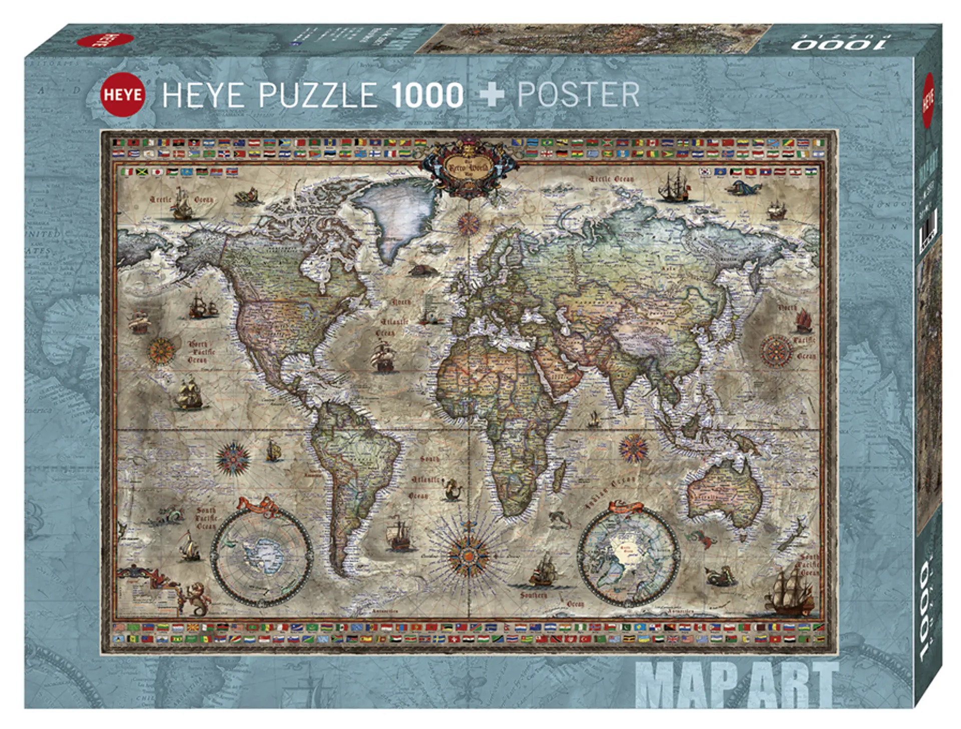 Puzzle 1000 Piezas | Retro World 1