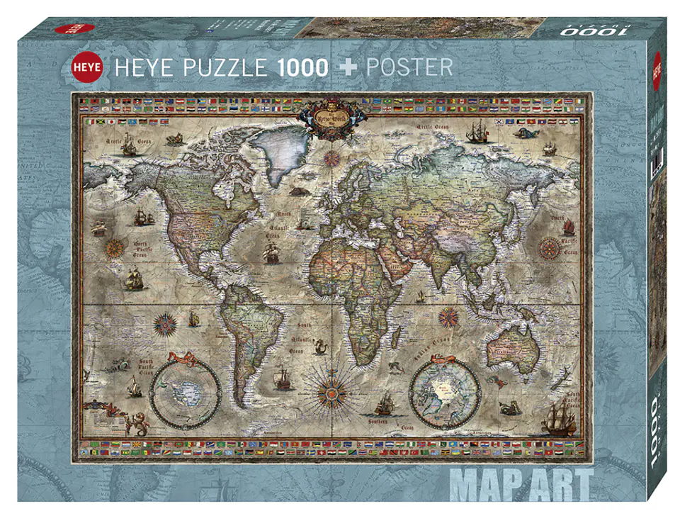 Puzzle 1000 Piezas | Retro World 1