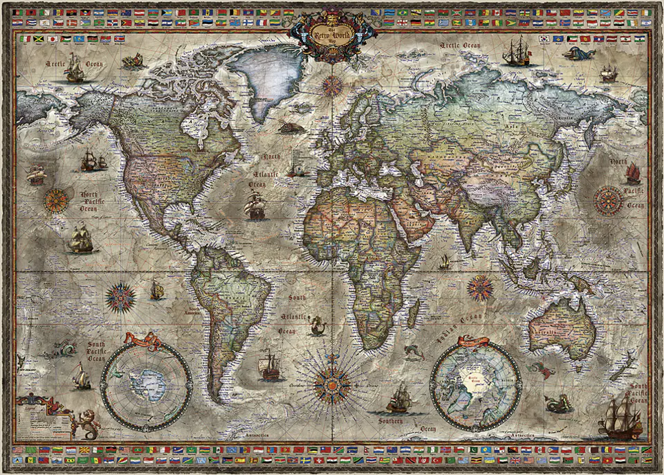 Puzzle 1000 Piezas | Retro World 2