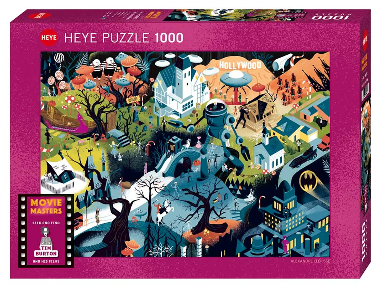 Puzzle 1000 Piezas | Tim Burton Films 1