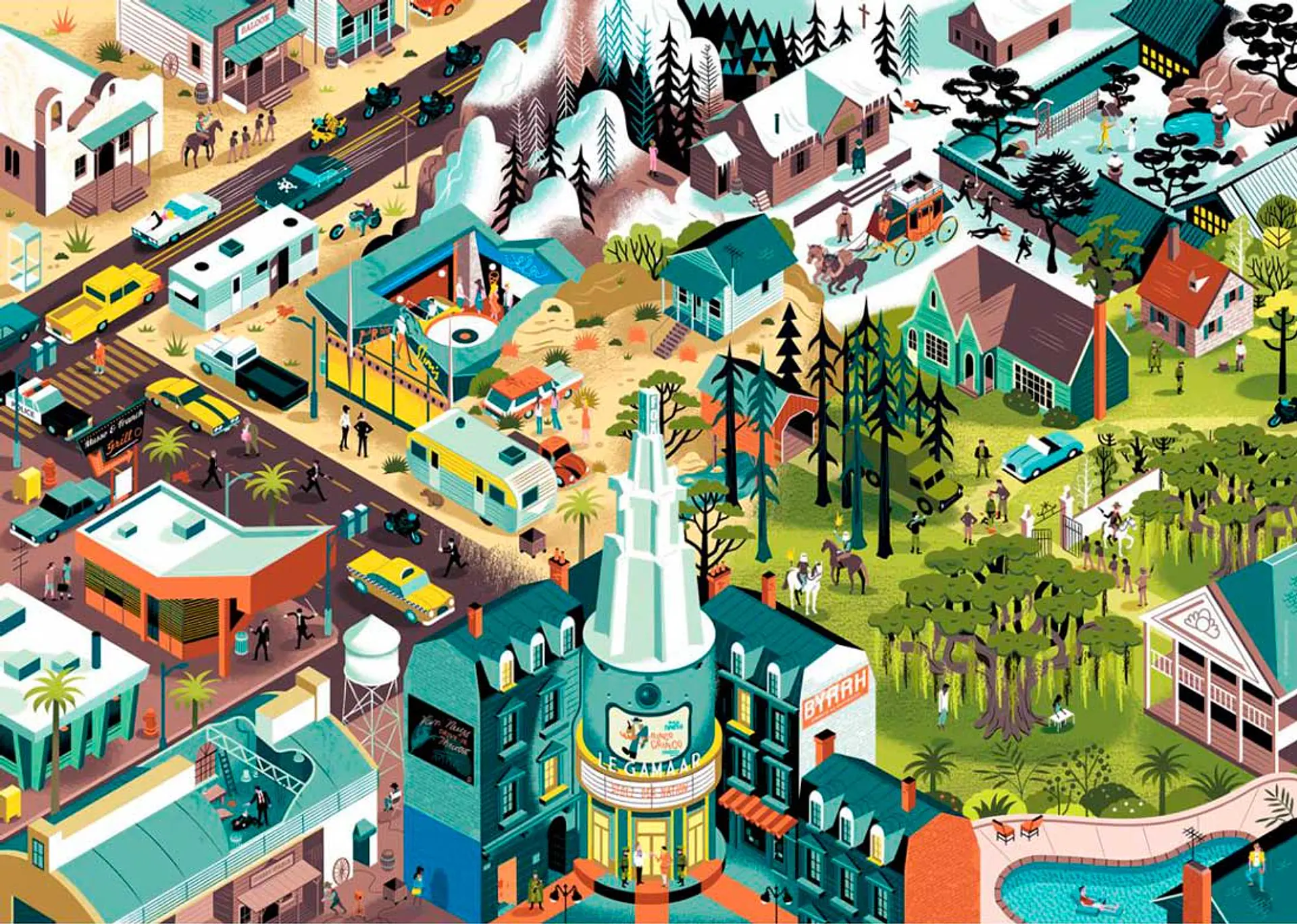 Puzzle 1000 Piezas | Tarantino Films 2