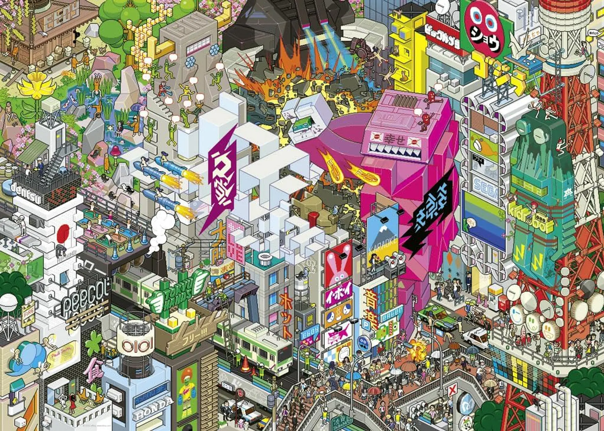Puzzle 1000 Piezas | Tokyo Quest 2