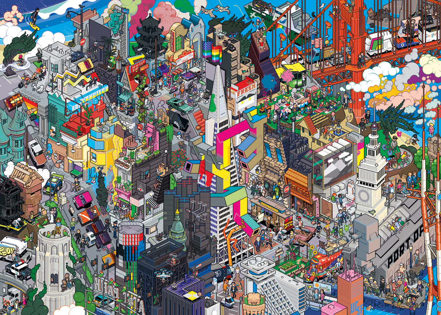Puzzle 1000 Piezas | San Francisco Quest 2