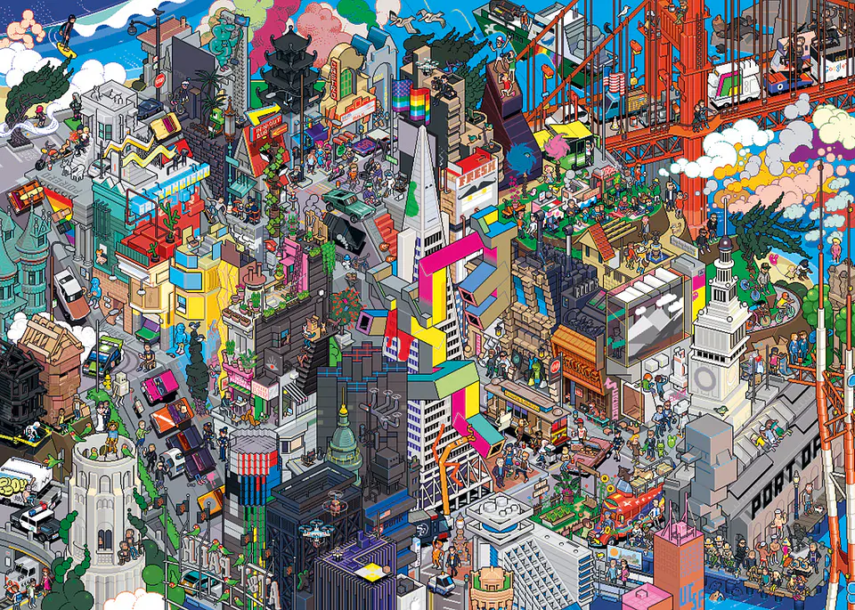 Puzzle 1000 Piezas | San Francisco Quest 2