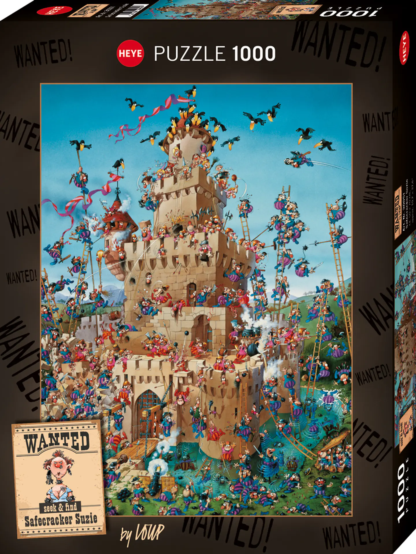 Puzzle 1000 Piezas | Wanted Safecracker Suzie 1