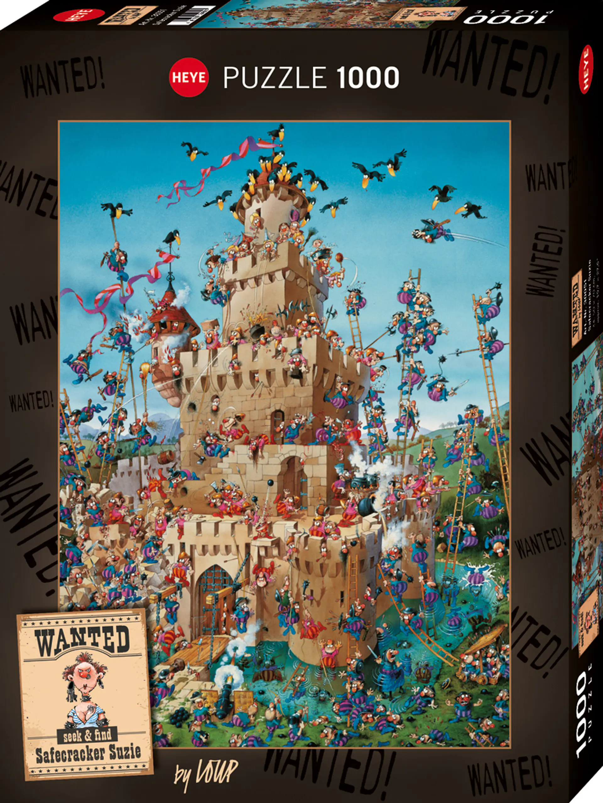 Puzzle 1000 Piezas | Wanted Safecracker Suzie 1
