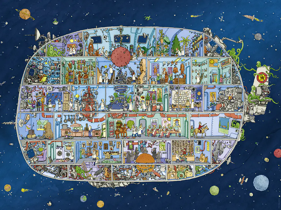 Puzzle 1500 Piezas | Spaceship 2