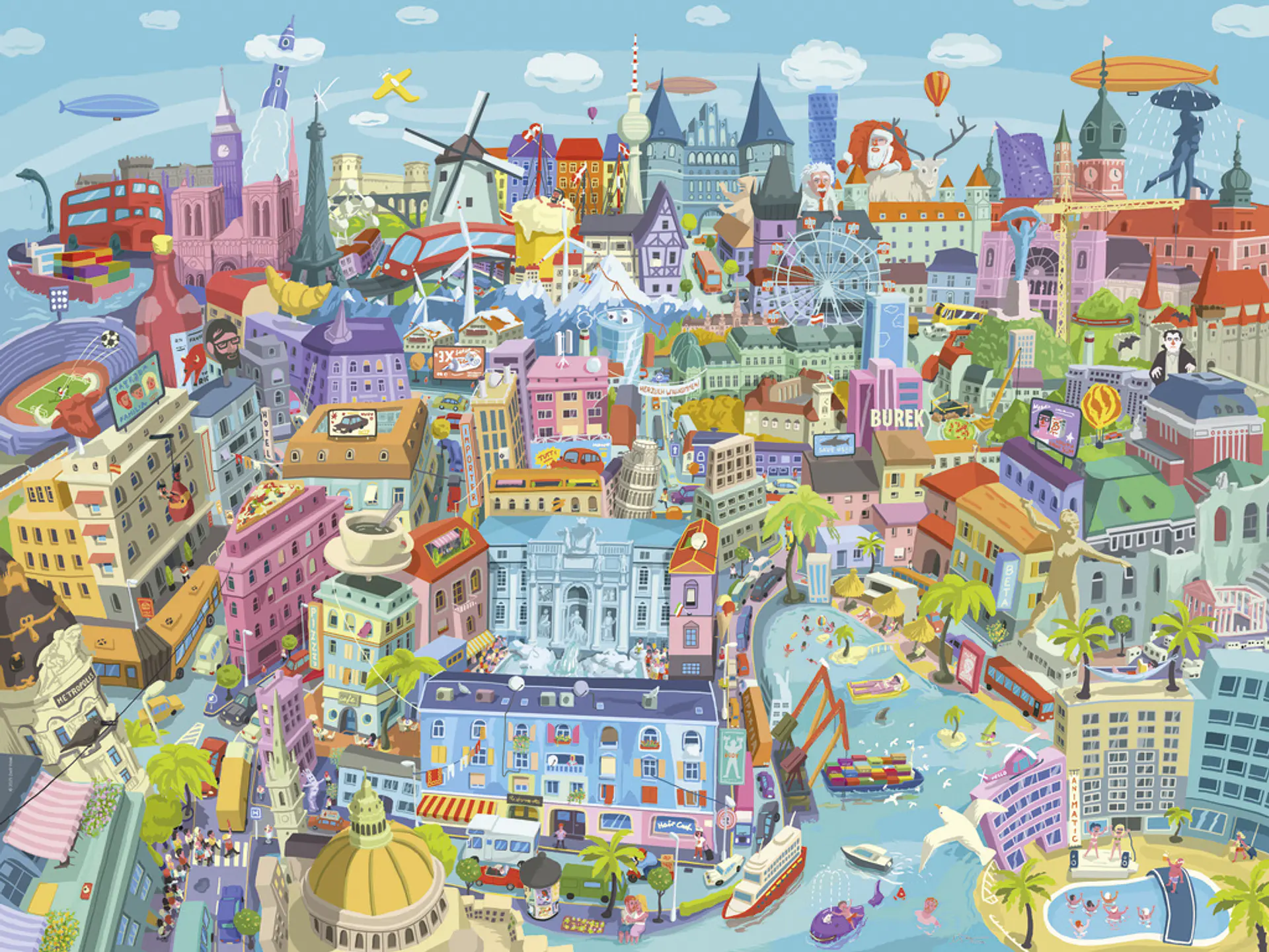 Puzzle 1500 Piezas | Good Old Europe 2