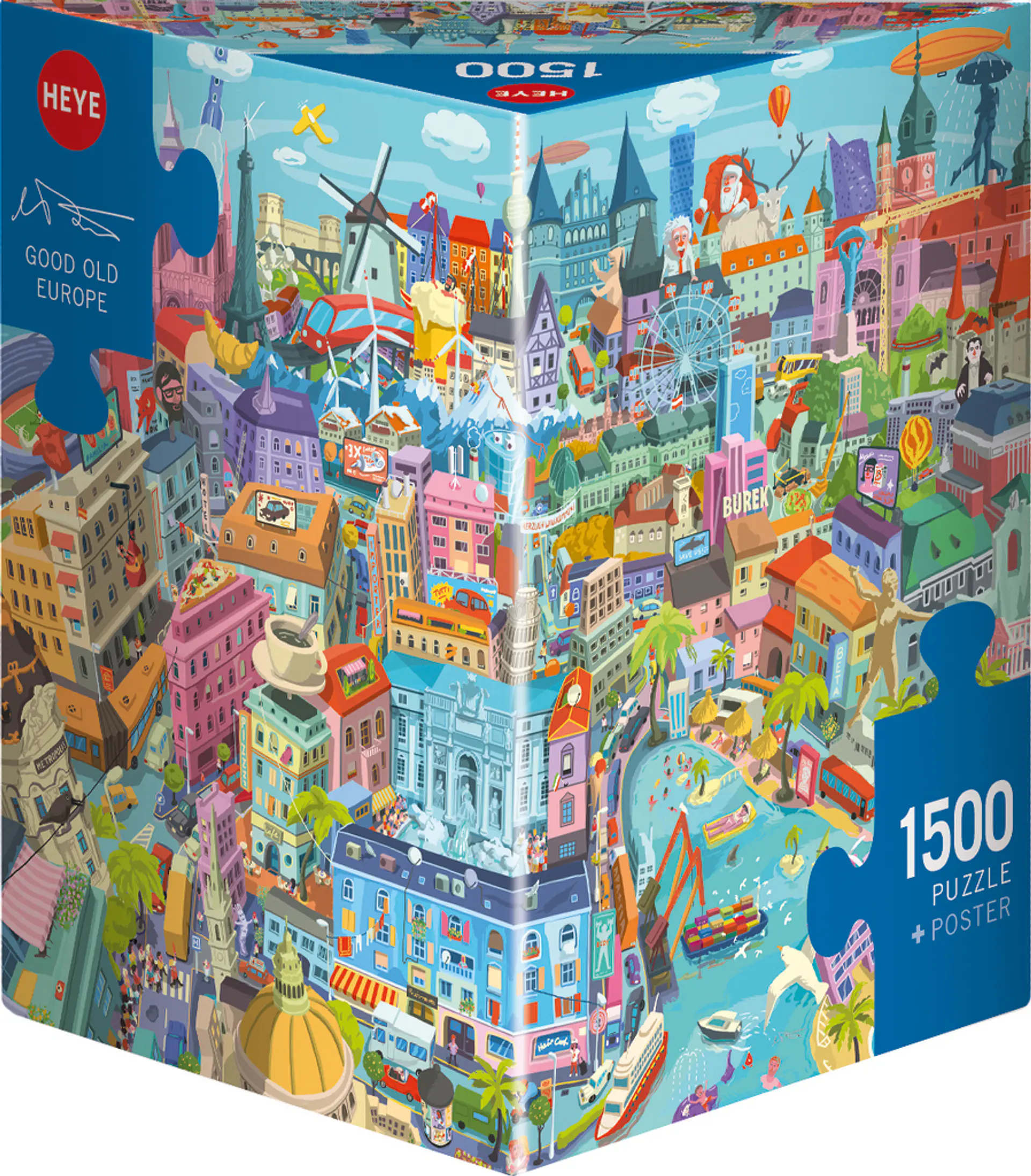 Puzzle 1500 Piezas | Good Old Europe 1