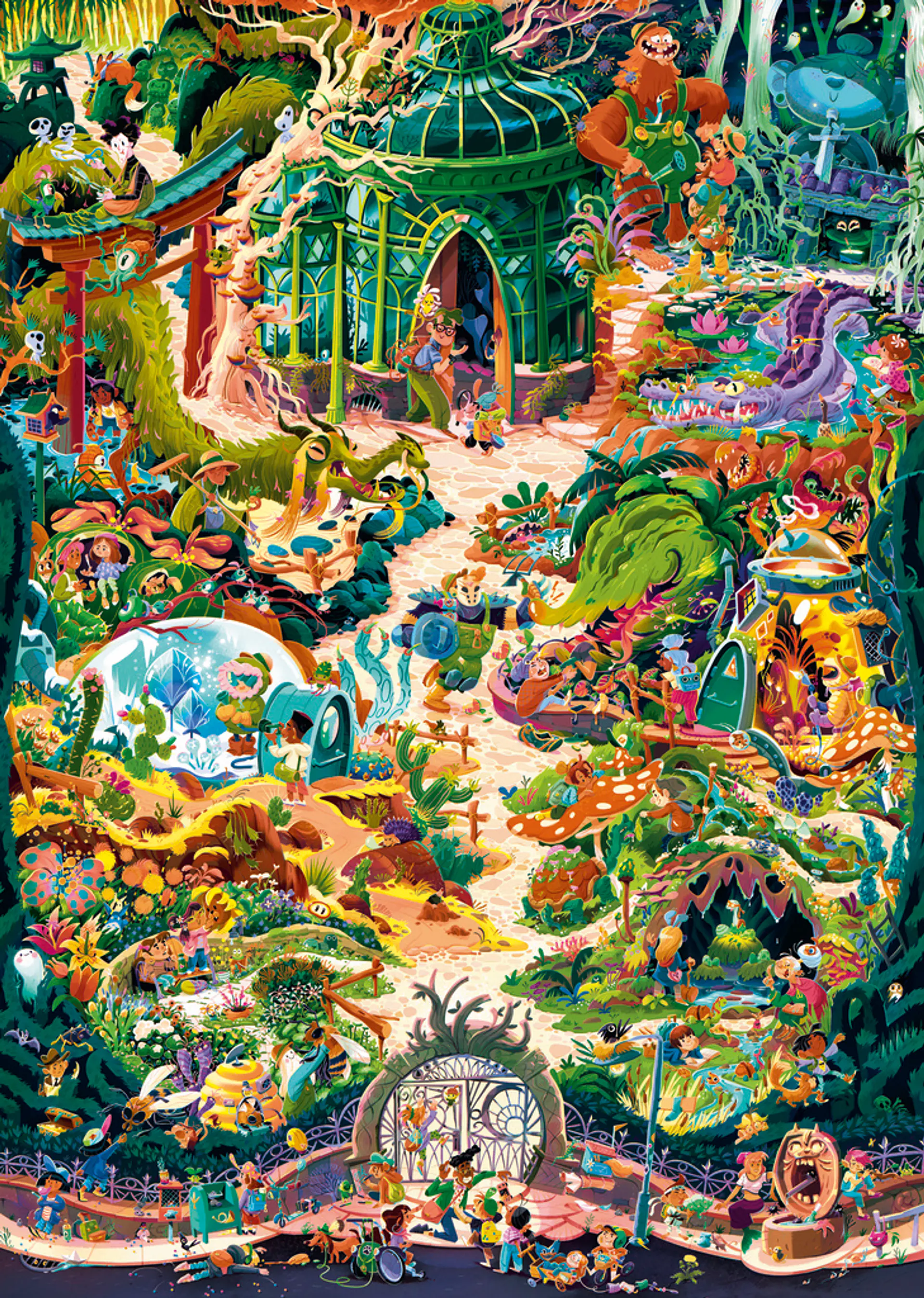 Puzzle 2000 Piezas | Botanic Garden 2