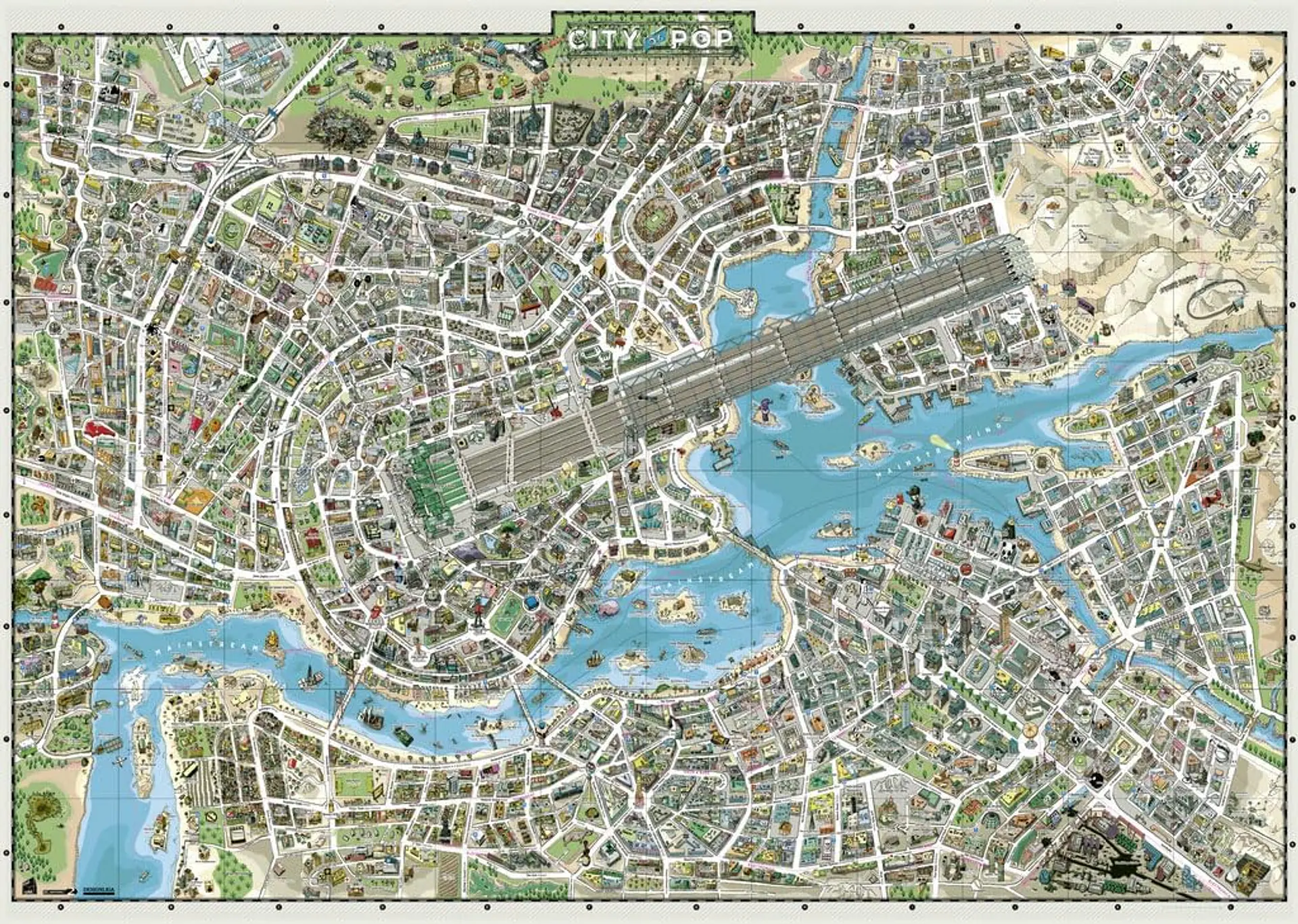 Puzzle 2000 Piezas | City of Pop 2