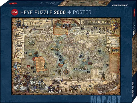 Puzzle 2000 Piezas | Pirate World