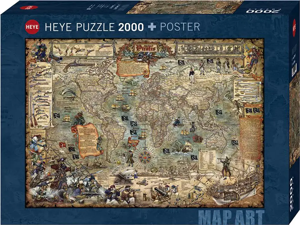 Puzzle 2000 Piezas | Pirate World 1