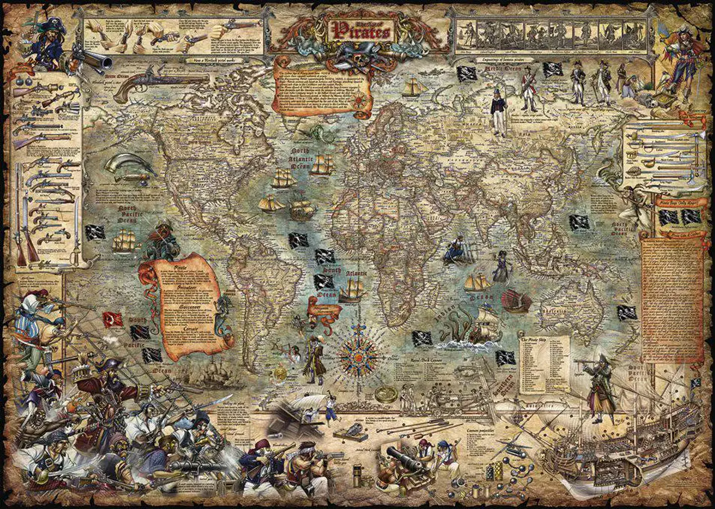 Puzzle 2000 Piezas | Pirate World 2