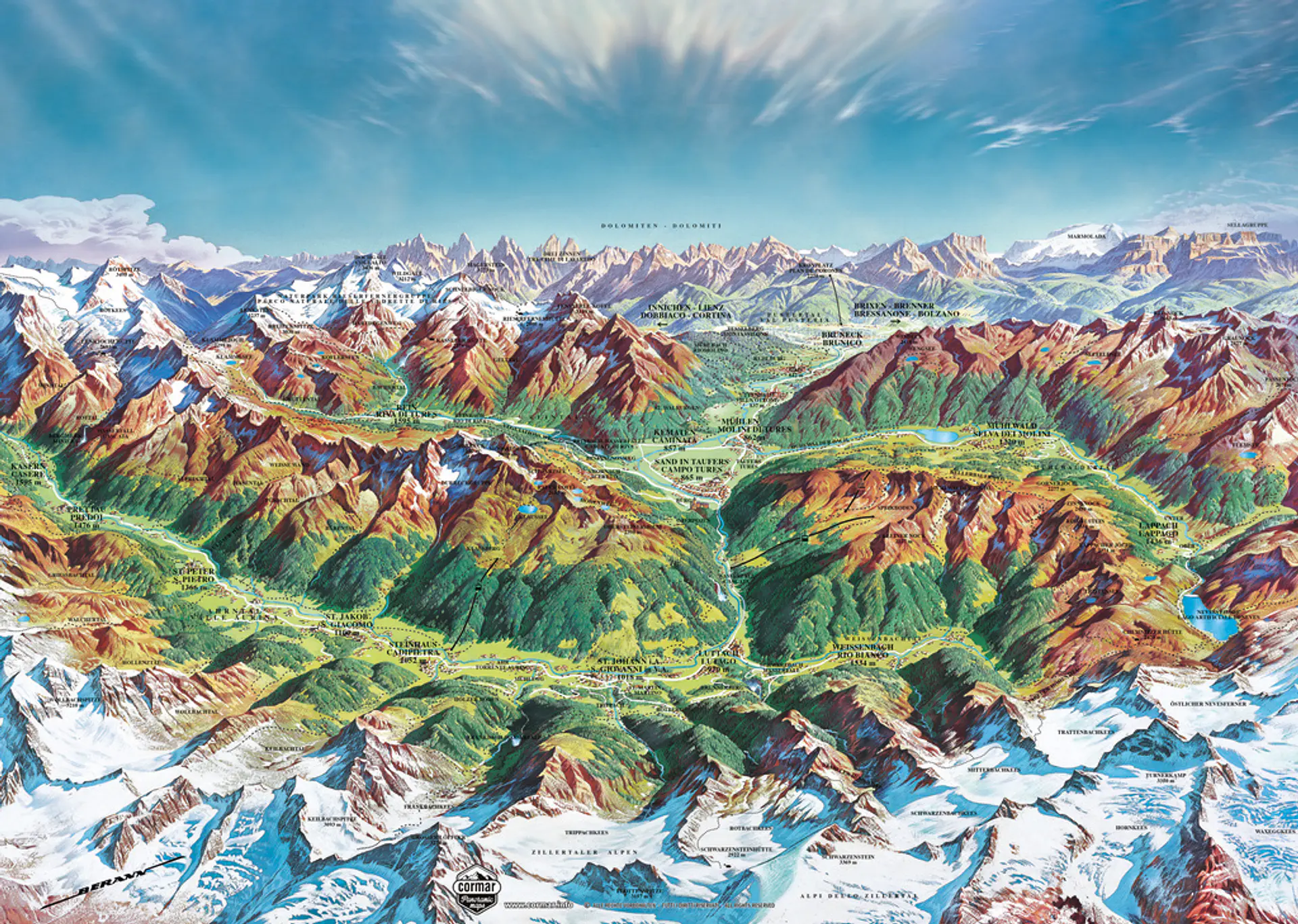 Puzzle 2000 Piezas | Alpine Mountain World 2