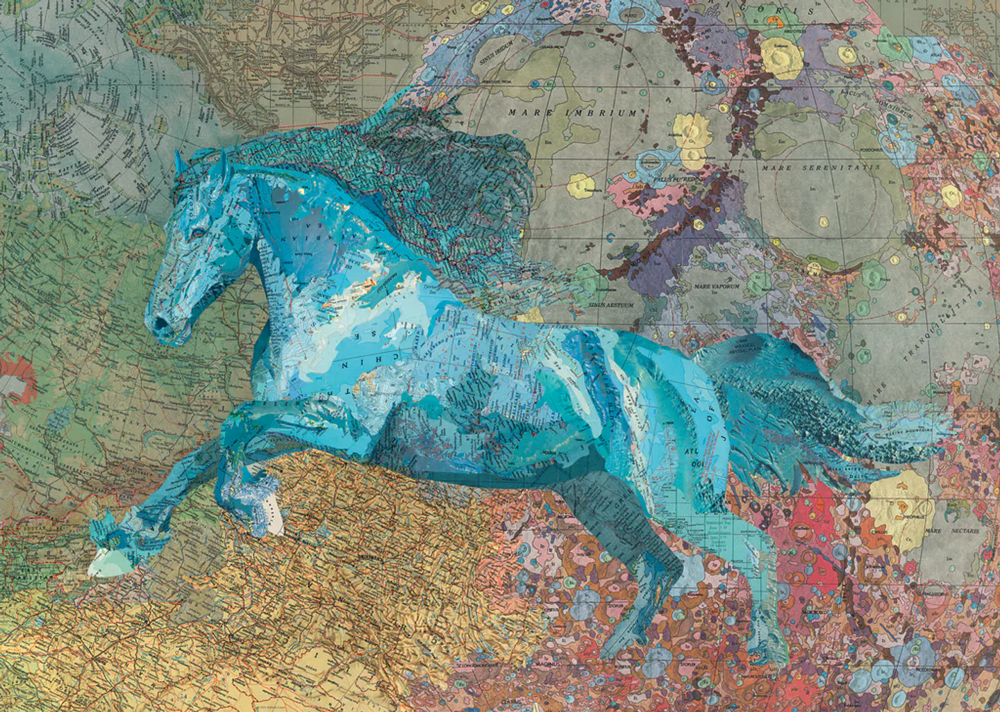 Puzzle 2000 Piezas | Map Horse 2