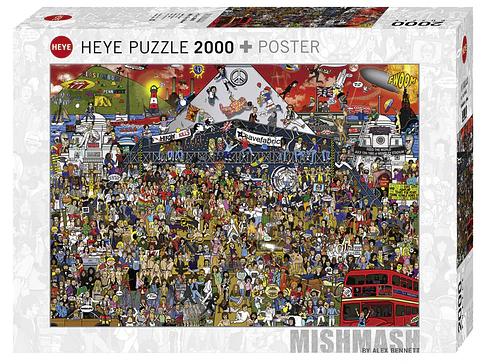 Puzzle 2000 Piezas | British Music History 