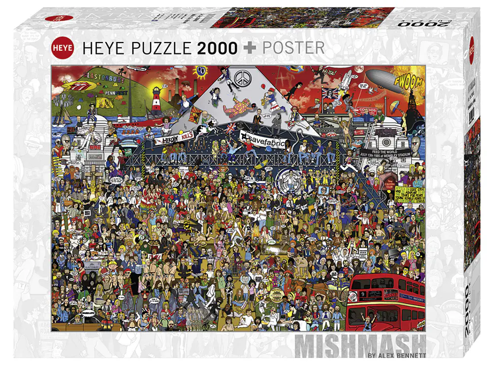 Puzzle 2000 Piezas | British Music History  1