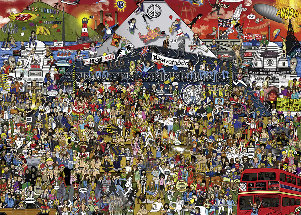 Puzzle 2000 Piezas | British Music History  2