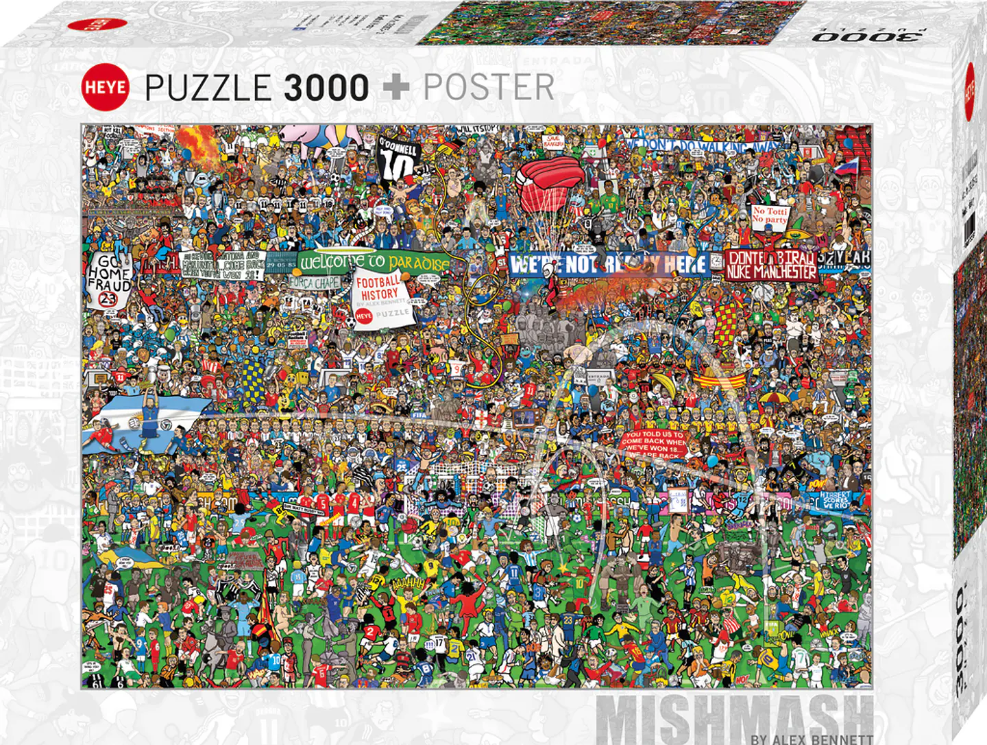 Puzzle 3000 Piezas | Football History 1