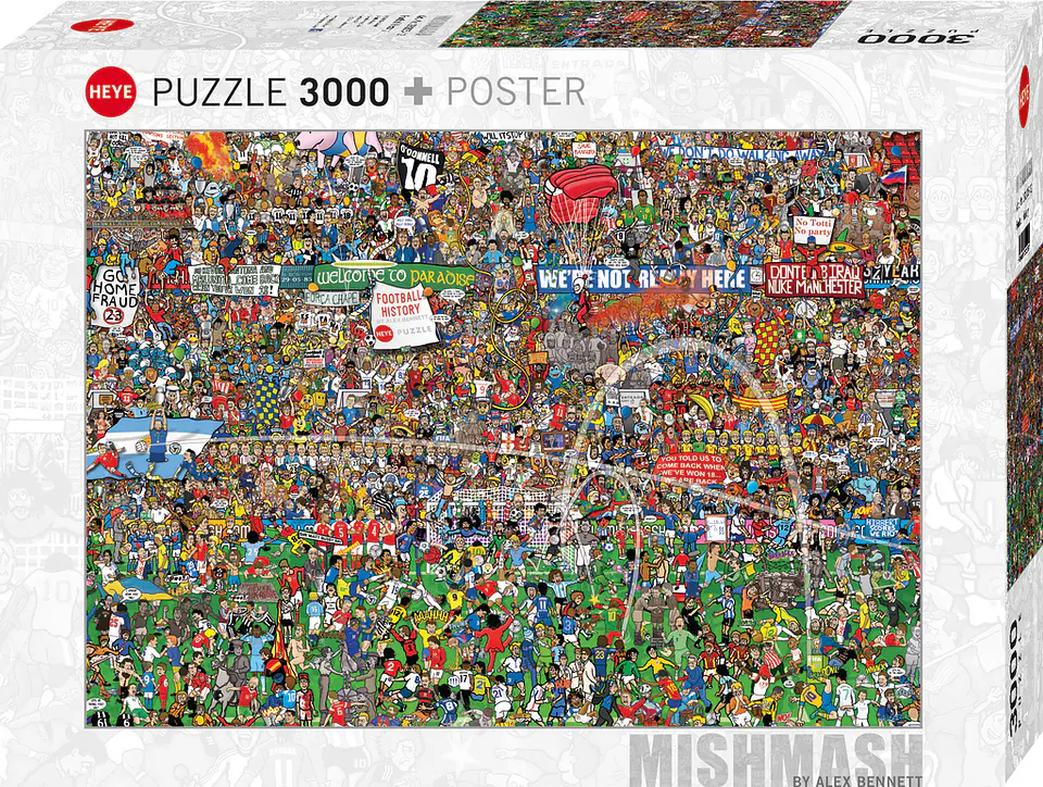 Puzzle 3000 Piezas | Football History 1