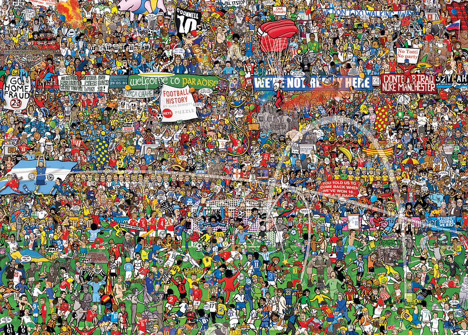 Puzzle 3000 Piezas | Football History 2