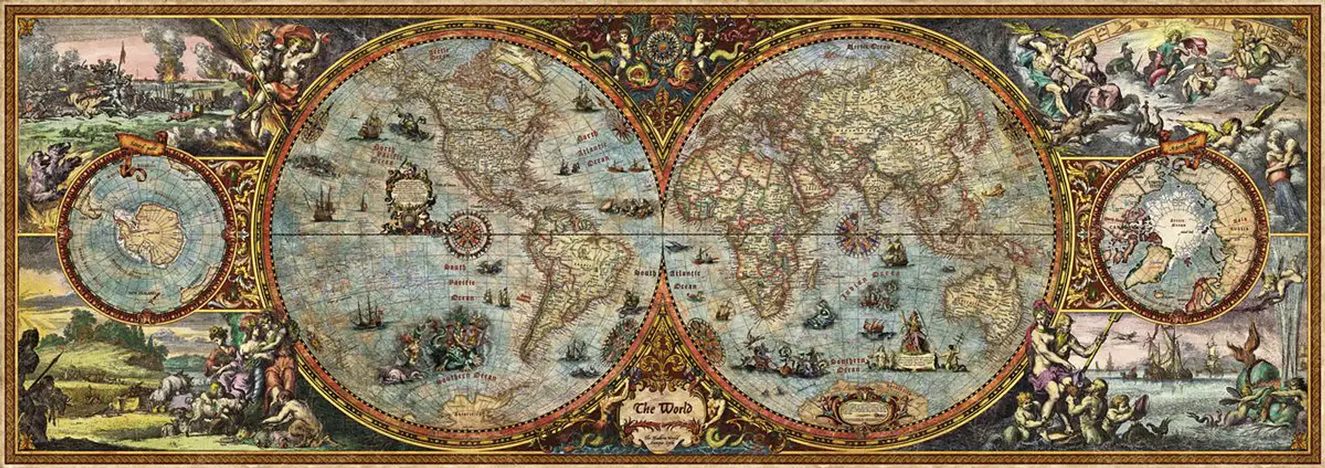 Puzzle 6000 Piezas | Hemisphere Map 2