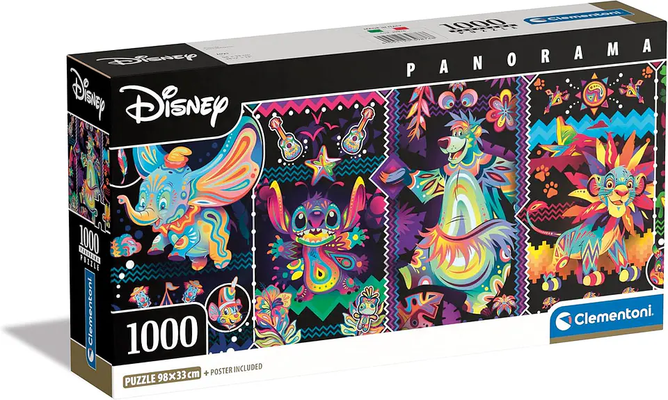 Puzzle 1000 Piezas Panorámico | Disney Alegrías 1