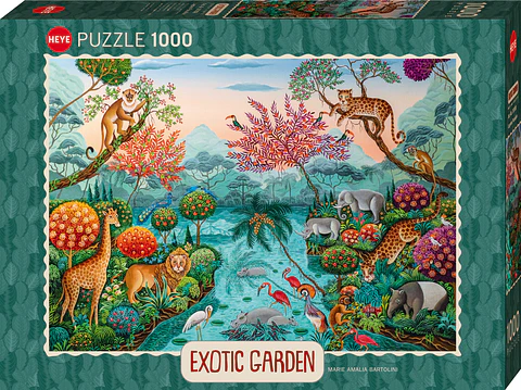 Puzzle 1000 Piezas | Exotic Garden Lagoon Paradise