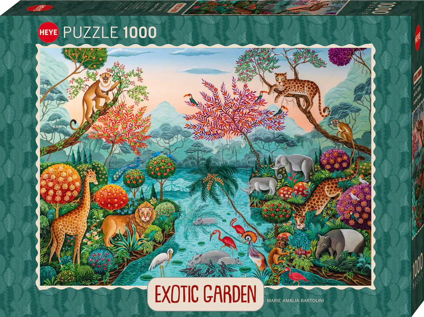 Puzzle 1000 Piezas | Exotic Garden Lagoon Paradise 1