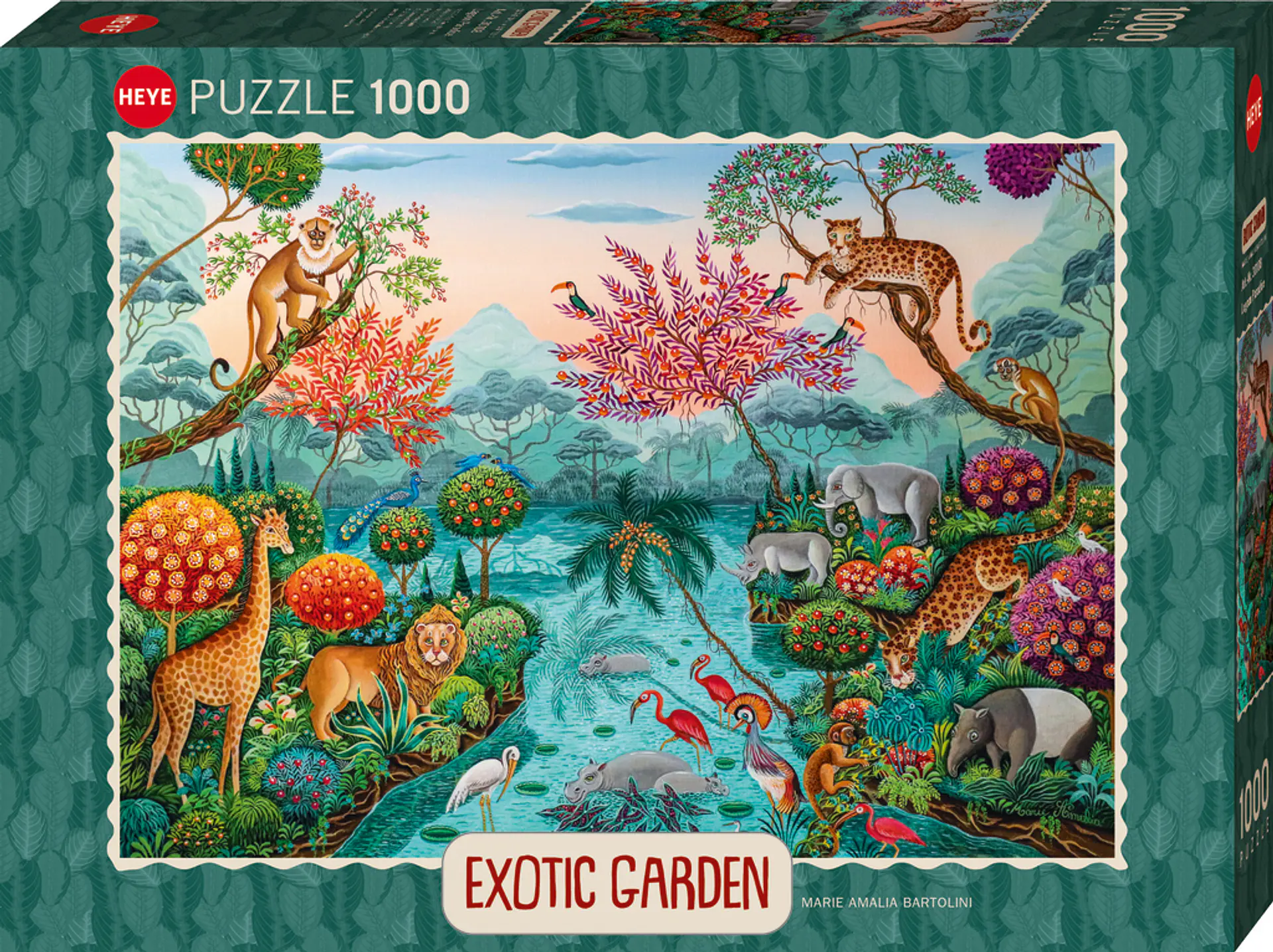 Puzzle 1000 Piezas | Exotic Garden Lagoon Paradise 1