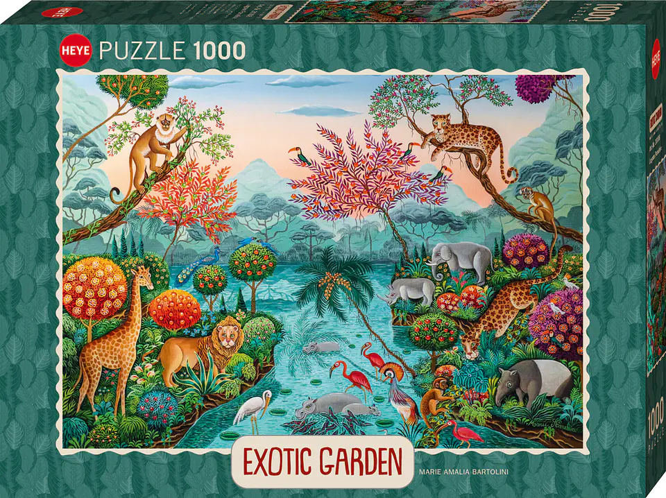 Puzzle 1000 Piezas | Exotic Garden Lagoon Paradise 1