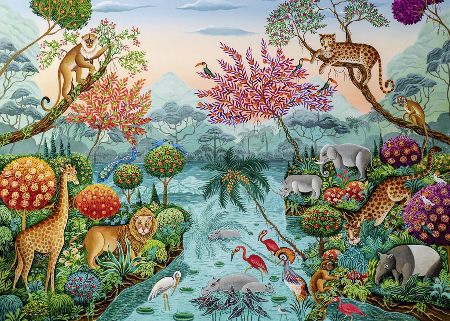 Puzzle 1000 Piezas | Exotic Garden Lagoon Paradise 2