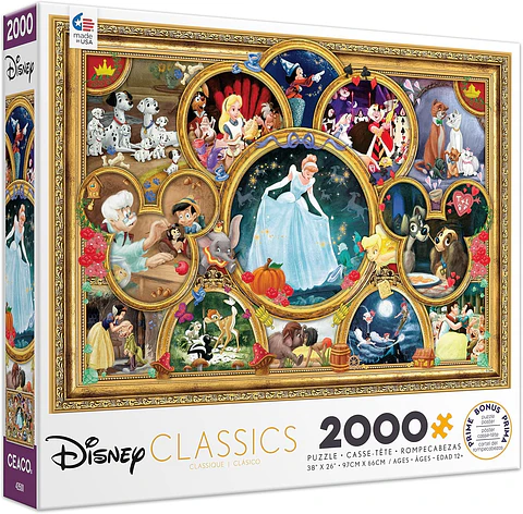 Puzzle 2000 Piezas | Disney Clásicos Mágicos 