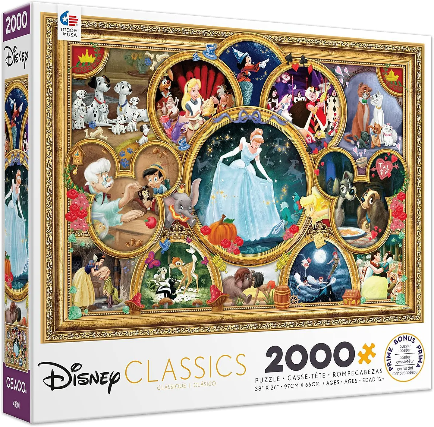 Puzzle 2000 Piezas | Disney Clásicos Mágicos  1