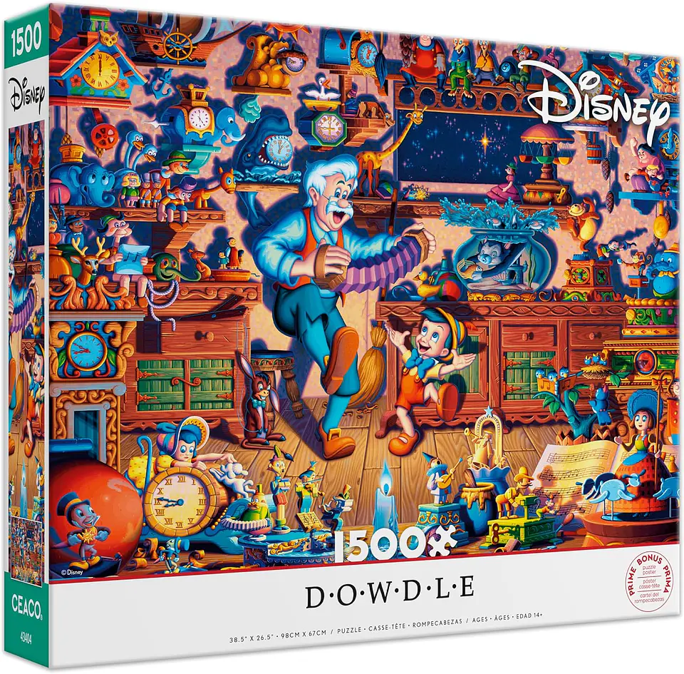 Puzzle 1500 Piezas | Disney Pinocho 1