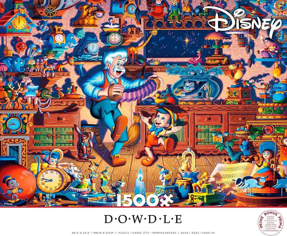 Puzzle 1500 Piezas | Disney Pinocho 4