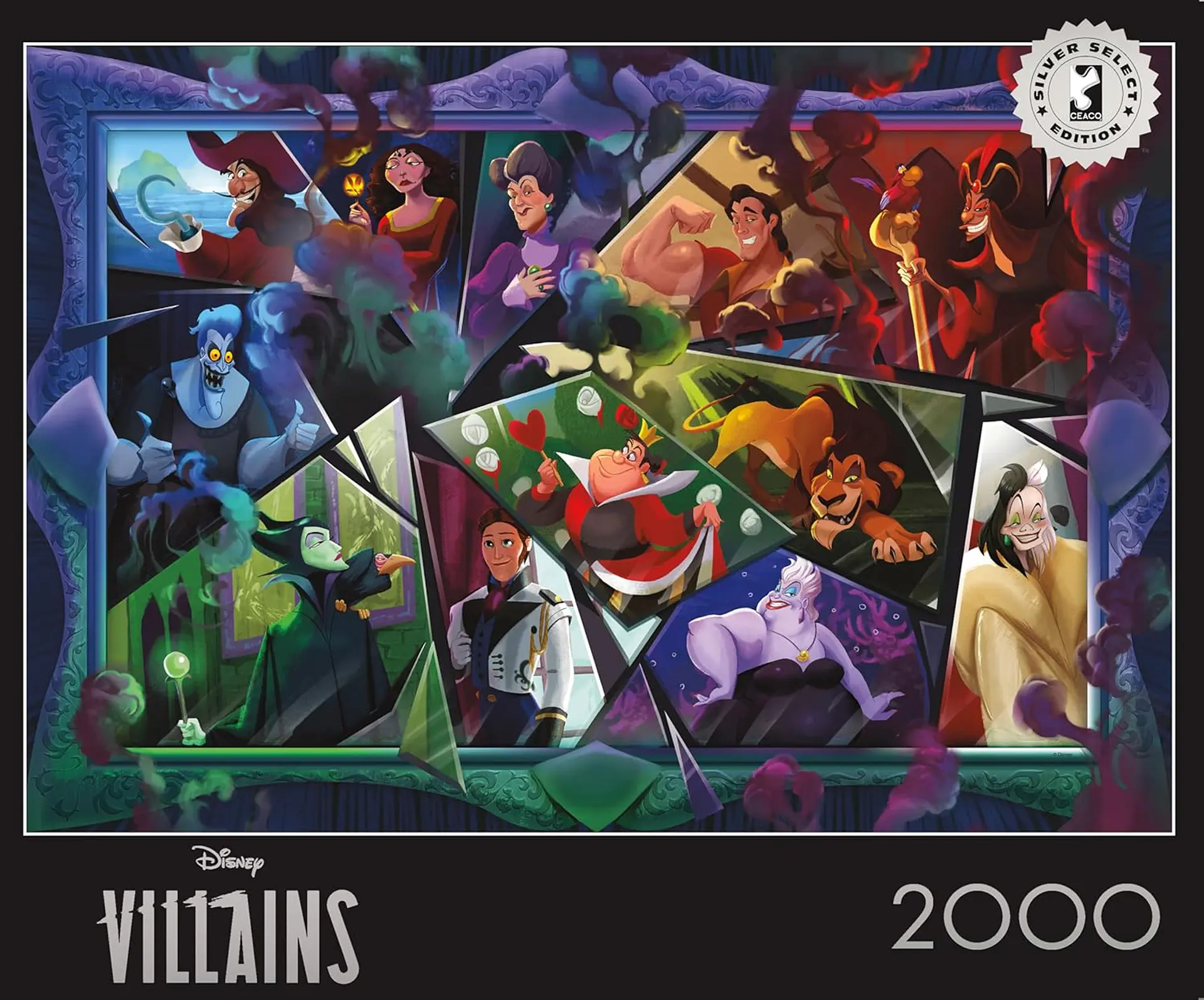 Puzzle 2000 Piezas | Disney Villanos Silver Select 1