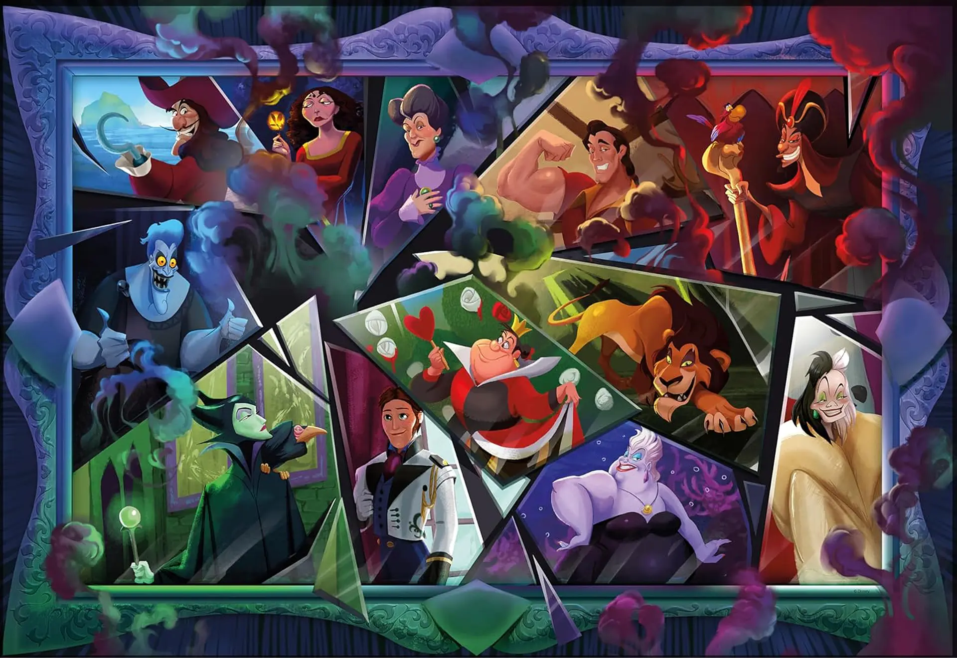Puzzle 2000 Piezas | Disney Villanos Silver Select 2