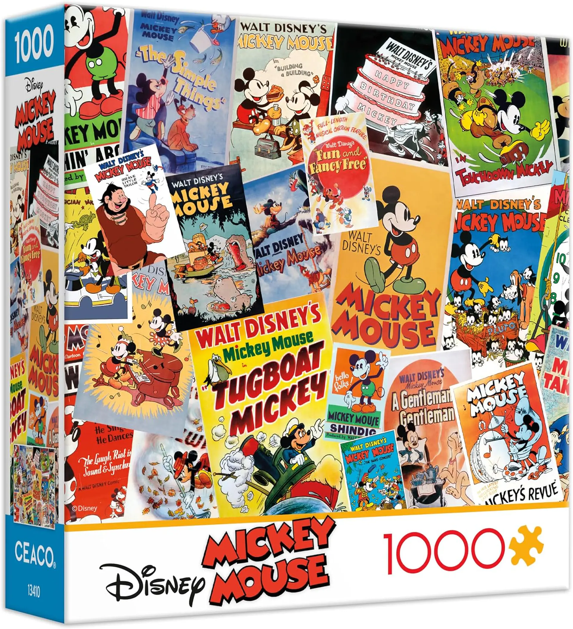 Puzzle 1000 Piezas | Disney Mickey Vintage Collage 1